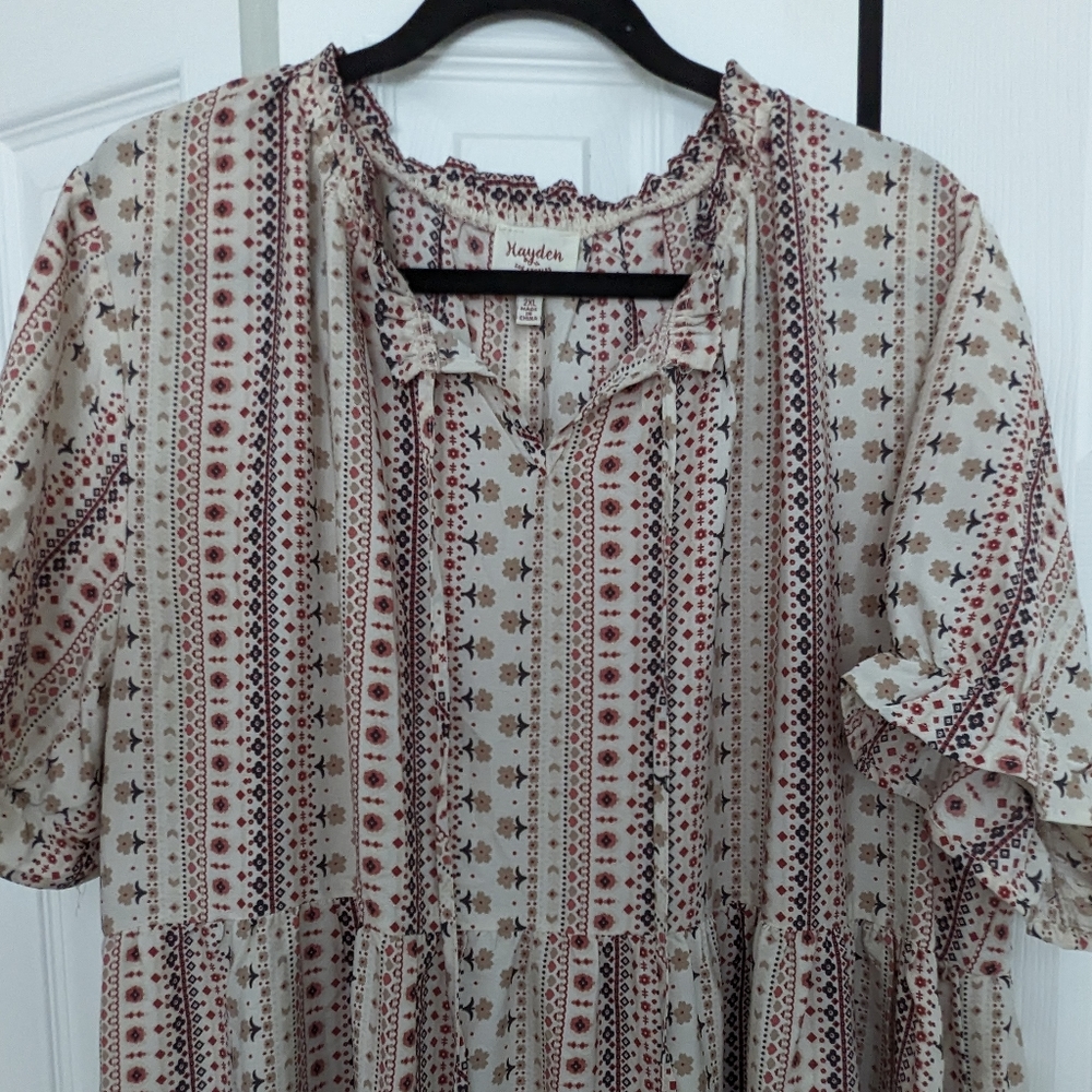 Boho Tiered Midi Dress